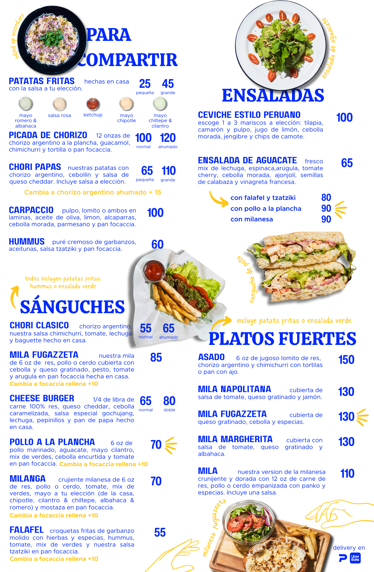 menu version side B